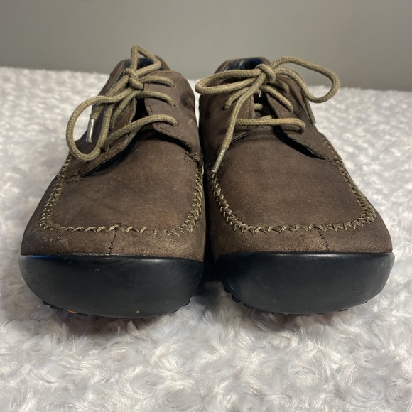 Wolverine leather tie moccasin size 8 slip resistant ICS - Picture 5 of 10